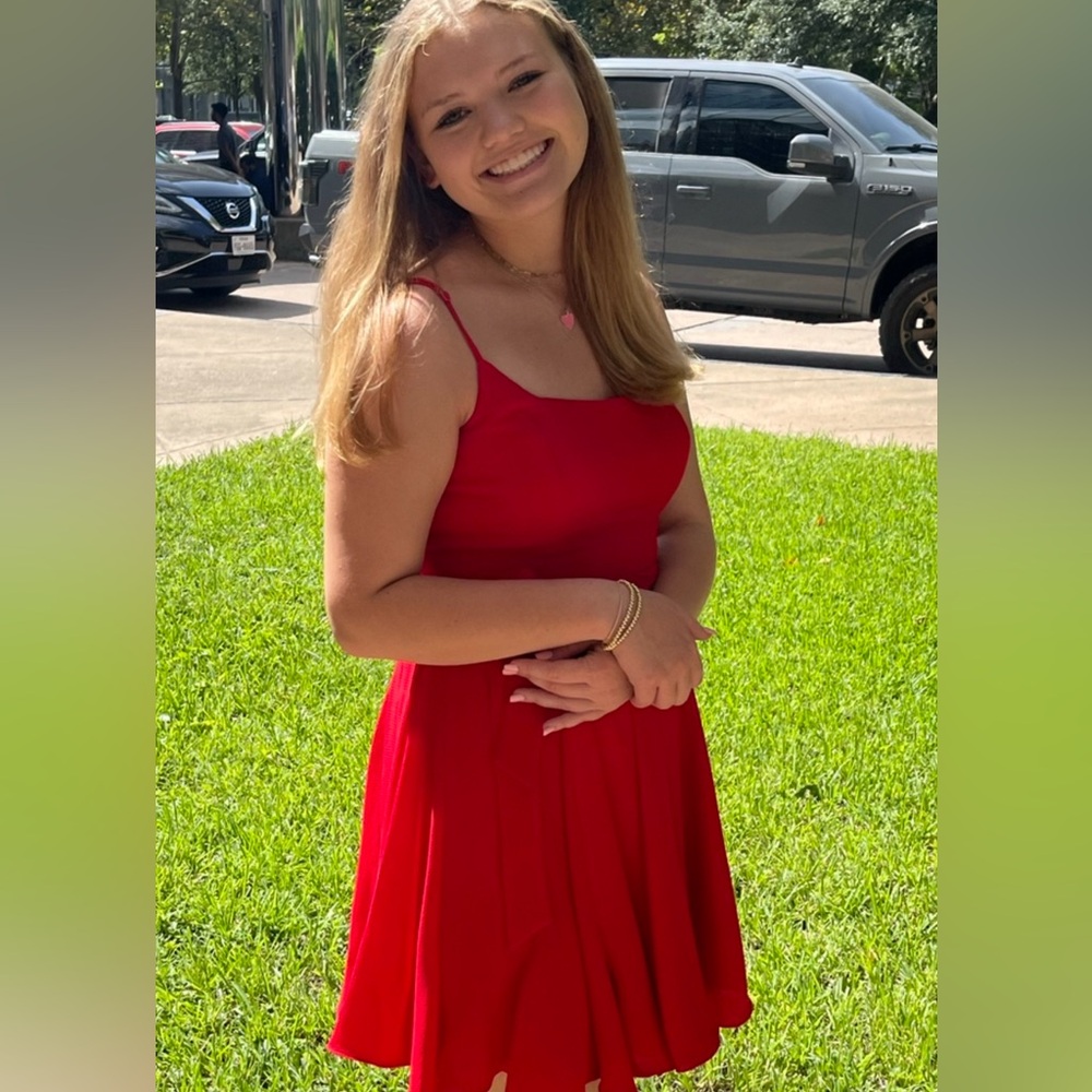 Red dress